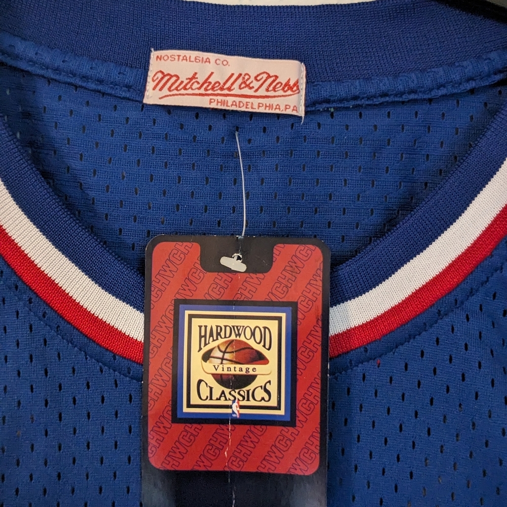 Western Conference Magic Johnson Mitchell & Ness Blue 1992 ASG Authentic Jersey - Picture 5 of 16